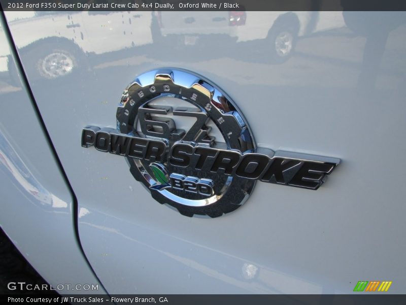 Oxford White / Black 2012 Ford F350 Super Duty Lariat Crew Cab 4x4 Dually