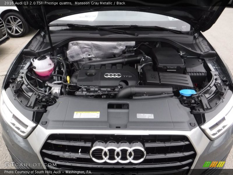 Monsoon Gray Metallic / Black 2016 Audi Q3 2.0 TSFI Prestige quattro