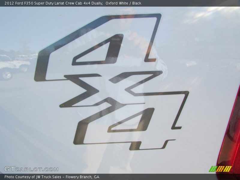 Oxford White / Black 2012 Ford F350 Super Duty Lariat Crew Cab 4x4 Dually