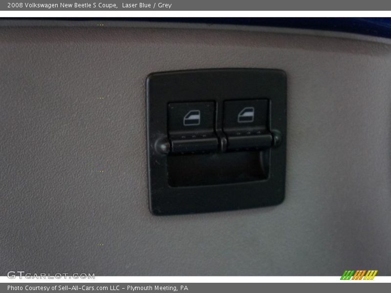 Laser Blue / Grey 2008 Volkswagen New Beetle S Coupe
