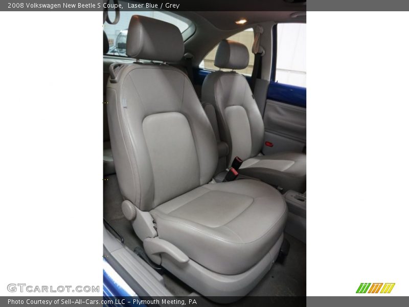 Laser Blue / Grey 2008 Volkswagen New Beetle S Coupe