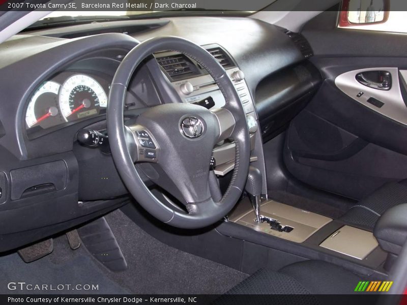 Barcelona Red Metallic / Dark Charcoal 2007 Toyota Camry SE
