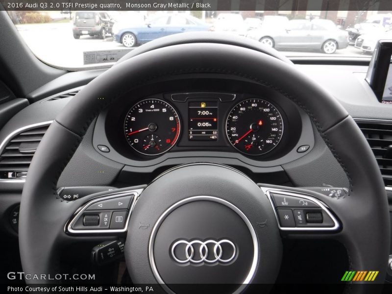 Monsoon Gray Metallic / Black 2016 Audi Q3 2.0 TSFI Prestige quattro