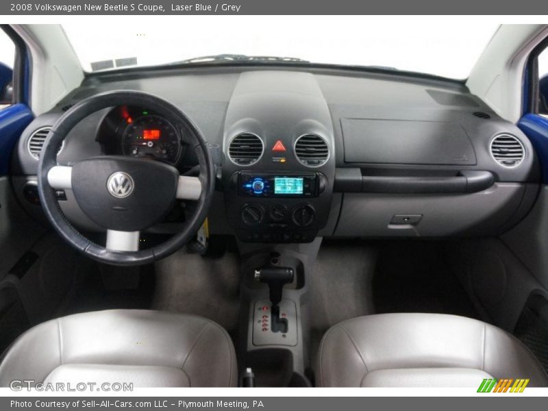 Laser Blue / Grey 2008 Volkswagen New Beetle S Coupe