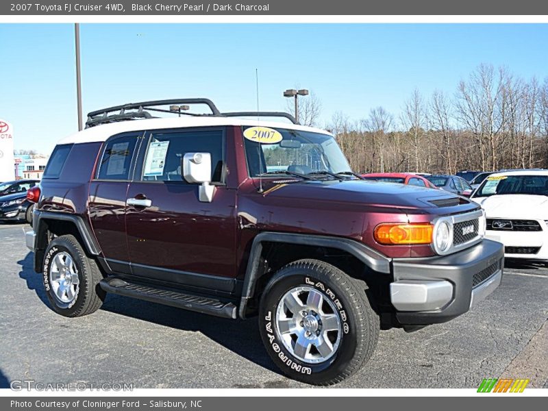 Black Cherry Pearl / Dark Charcoal 2007 Toyota FJ Cruiser 4WD