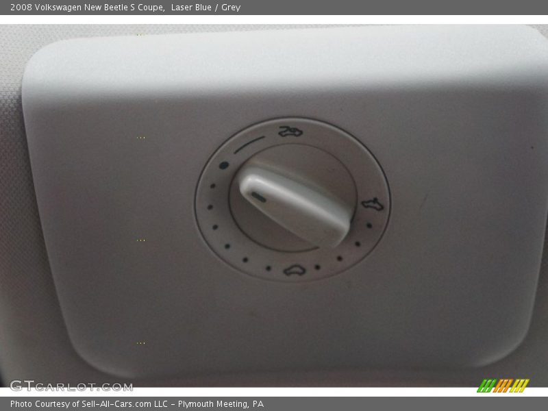 Laser Blue / Grey 2008 Volkswagen New Beetle S Coupe