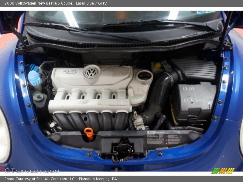 Laser Blue / Grey 2008 Volkswagen New Beetle S Coupe