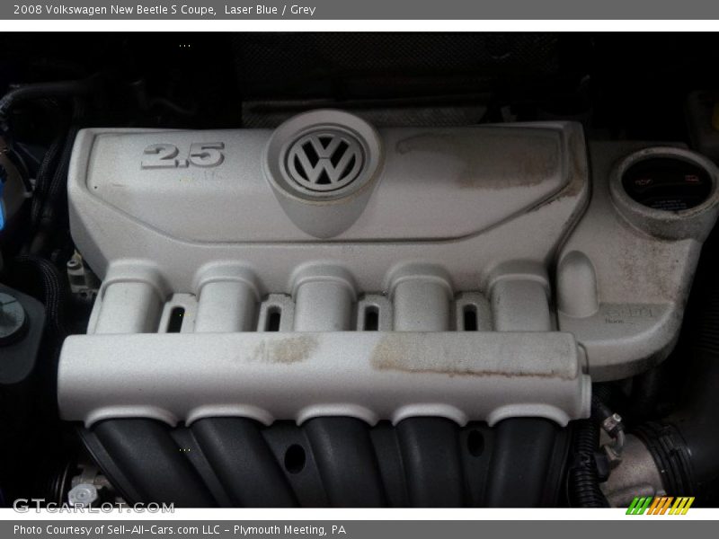 Laser Blue / Grey 2008 Volkswagen New Beetle S Coupe