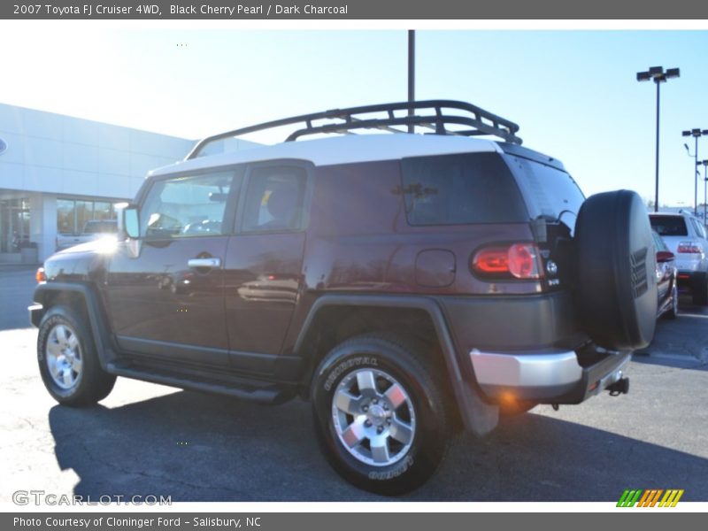 Black Cherry Pearl / Dark Charcoal 2007 Toyota FJ Cruiser 4WD