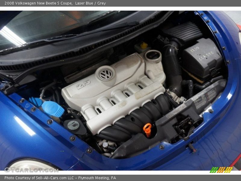 Laser Blue / Grey 2008 Volkswagen New Beetle S Coupe