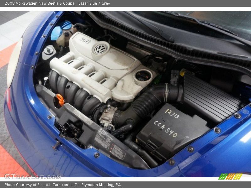 Laser Blue / Grey 2008 Volkswagen New Beetle S Coupe