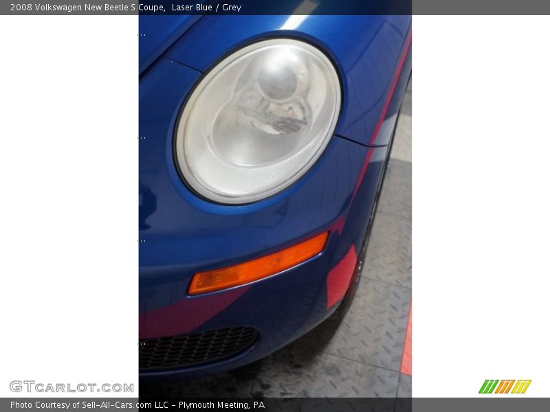 Laser Blue / Grey 2008 Volkswagen New Beetle S Coupe