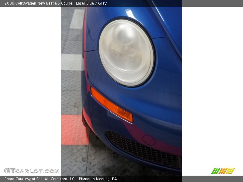 Laser Blue / Grey 2008 Volkswagen New Beetle S Coupe
