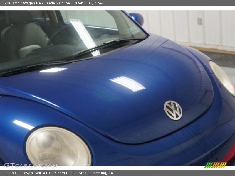 Laser Blue / Grey 2008 Volkswagen New Beetle S Coupe