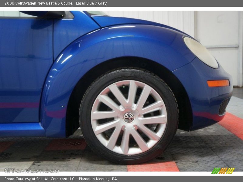Laser Blue / Grey 2008 Volkswagen New Beetle S Coupe