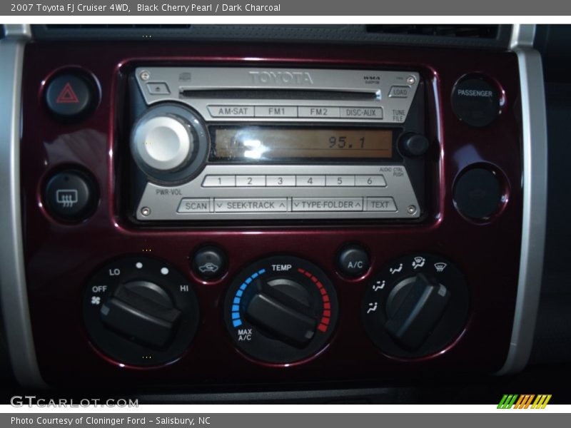 Black Cherry Pearl / Dark Charcoal 2007 Toyota FJ Cruiser 4WD