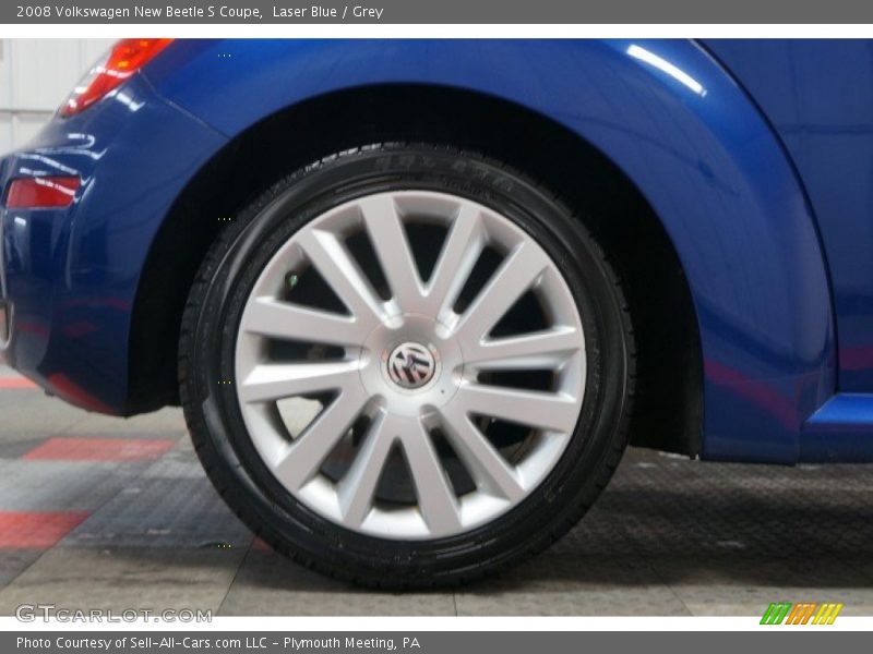 Laser Blue / Grey 2008 Volkswagen New Beetle S Coupe