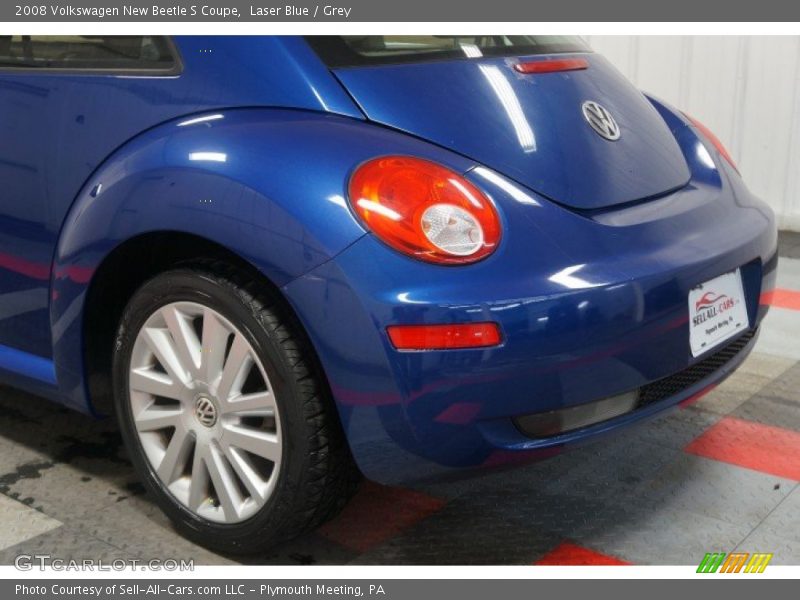 Laser Blue / Grey 2008 Volkswagen New Beetle S Coupe