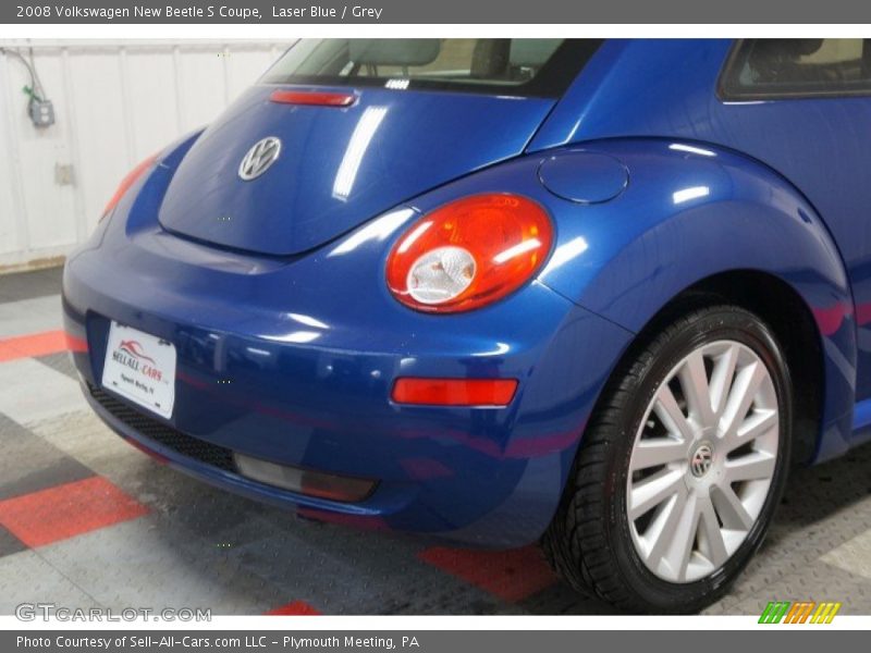 Laser Blue / Grey 2008 Volkswagen New Beetle S Coupe