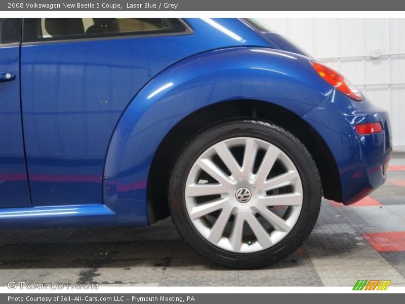 Laser Blue / Grey 2008 Volkswagen New Beetle S Coupe