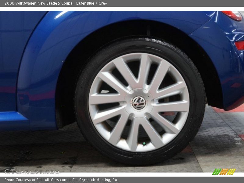 Laser Blue / Grey 2008 Volkswagen New Beetle S Coupe