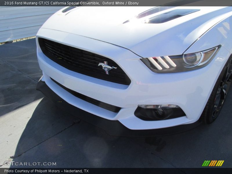 Oxford White / Ebony 2016 Ford Mustang GT/CS California Special Convertible