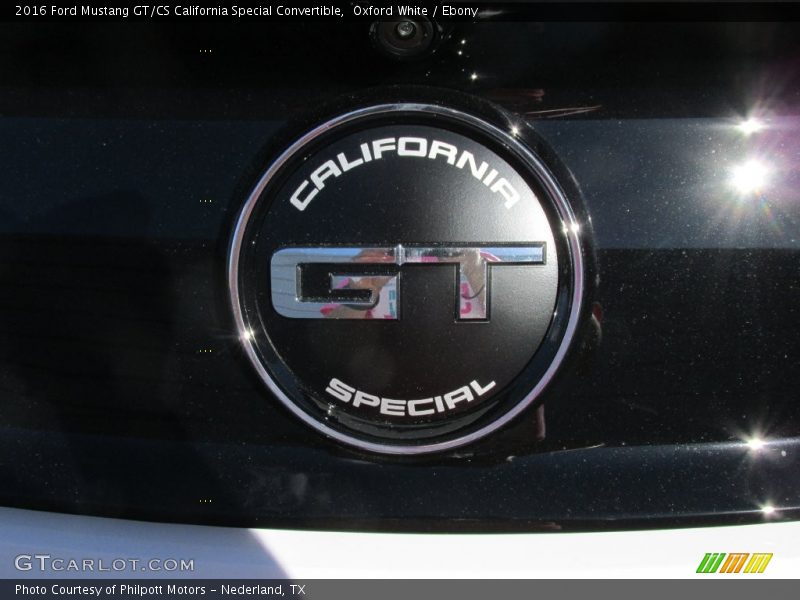  2016 Mustang GT/CS California Special Convertible Logo