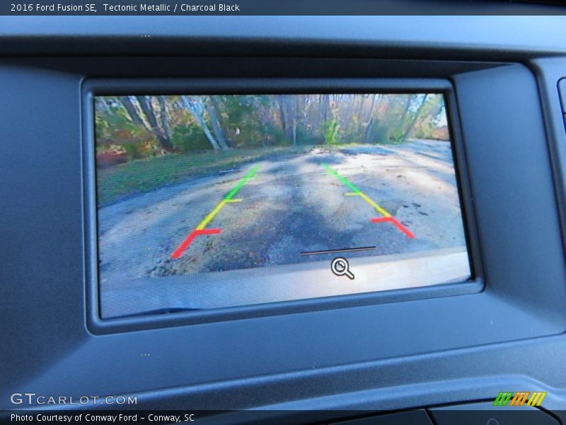 Tectonic Metallic / Charcoal Black 2016 Ford Fusion SE