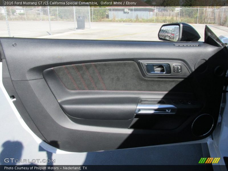 Oxford White / Ebony 2016 Ford Mustang GT/CS California Special Convertible