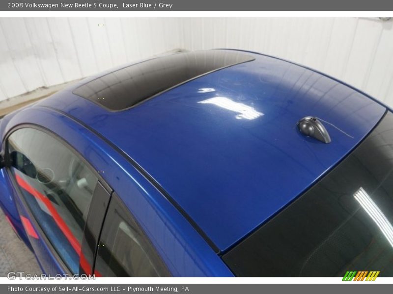 Laser Blue / Grey 2008 Volkswagen New Beetle S Coupe