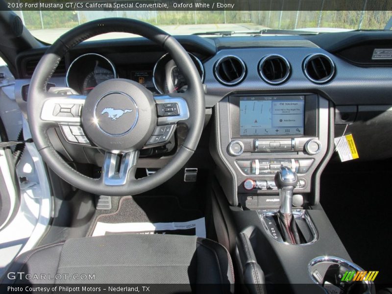Dashboard of 2016 Mustang GT/CS California Special Convertible
