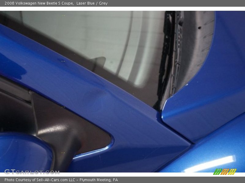 Laser Blue / Grey 2008 Volkswagen New Beetle S Coupe