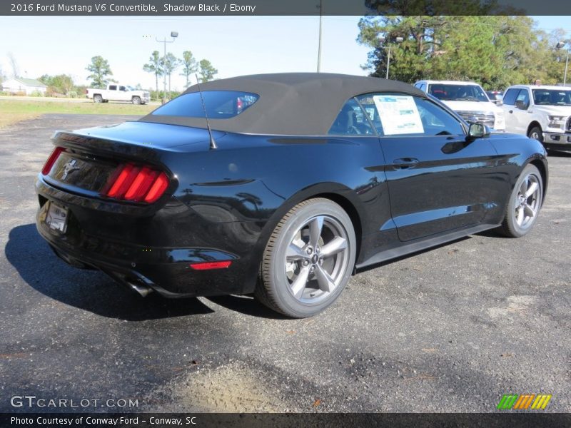 Shadow Black / Ebony 2016 Ford Mustang V6 Convertible