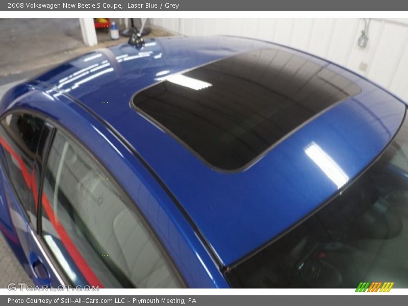 Laser Blue / Grey 2008 Volkswagen New Beetle S Coupe