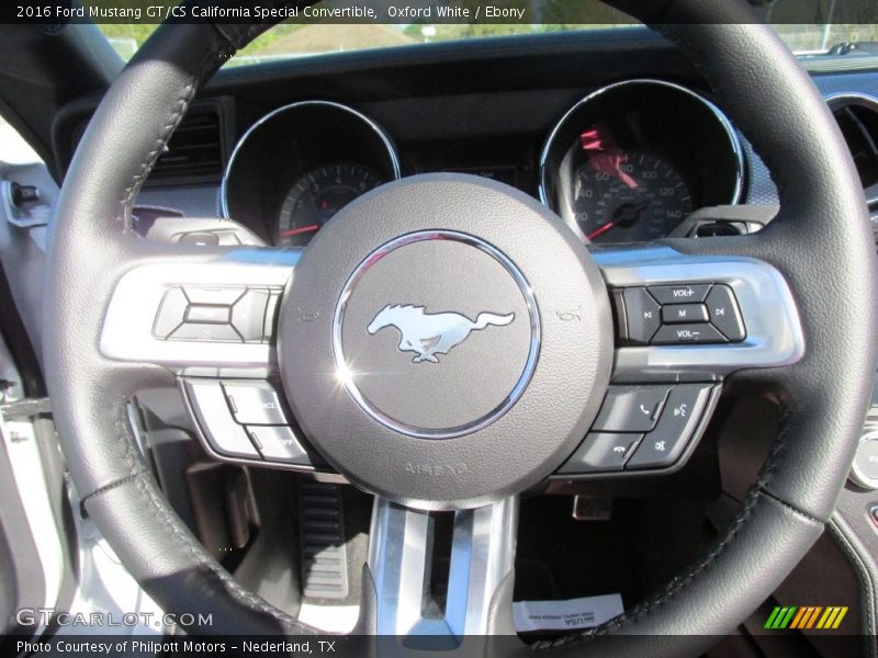  2016 Mustang GT/CS California Special Convertible Steering Wheel