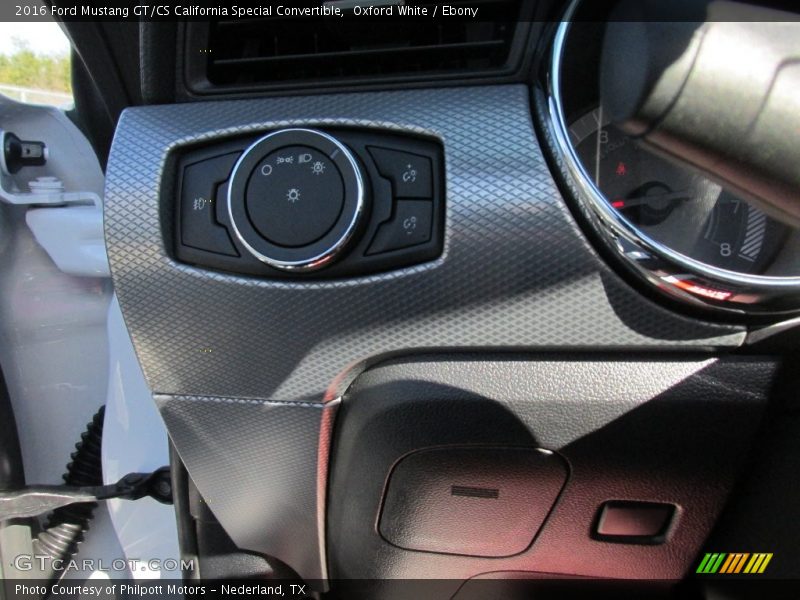 Controls of 2016 Mustang GT/CS California Special Convertible