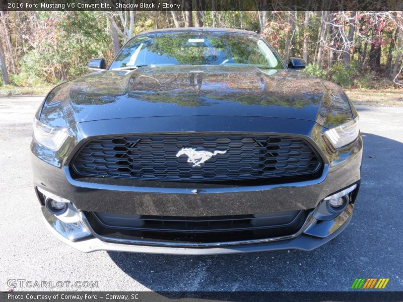 Shadow Black / Ebony 2016 Ford Mustang V6 Convertible