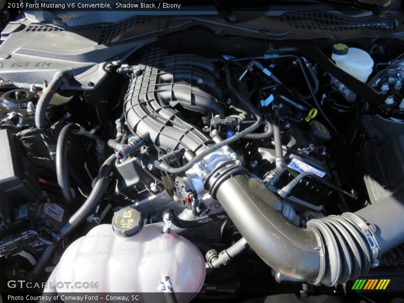 Shadow Black / Ebony 2016 Ford Mustang V6 Convertible
