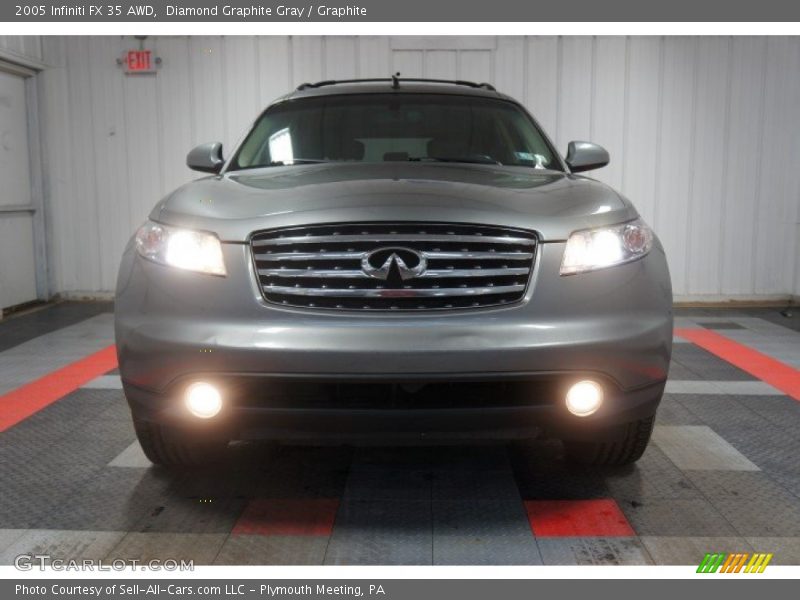 Diamond Graphite Gray / Graphite 2005 Infiniti FX 35 AWD