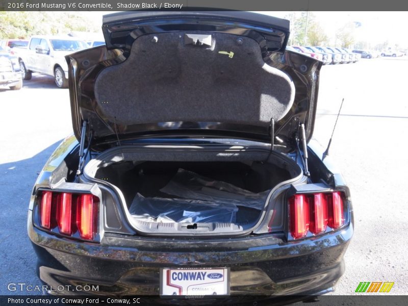 Shadow Black / Ebony 2016 Ford Mustang V6 Convertible