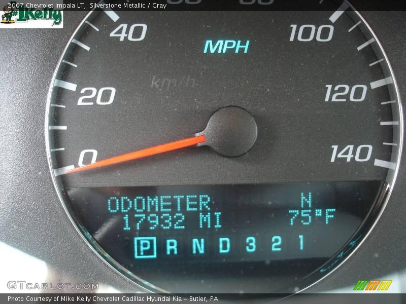 Silverstone Metallic / Gray 2007 Chevrolet Impala LT