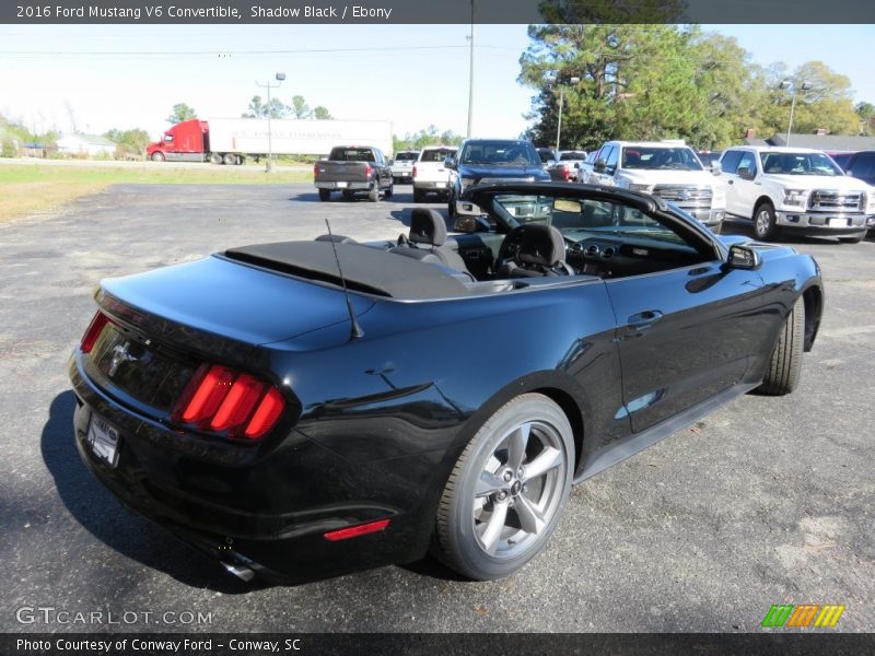 Shadow Black / Ebony 2016 Ford Mustang V6 Convertible