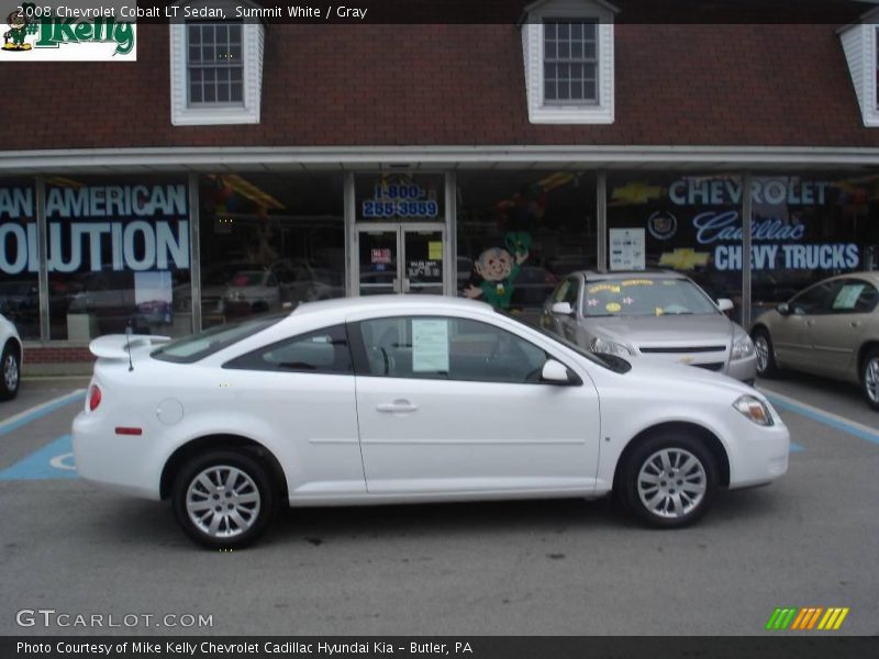 Summit White / Gray 2008 Chevrolet Cobalt LT Sedan