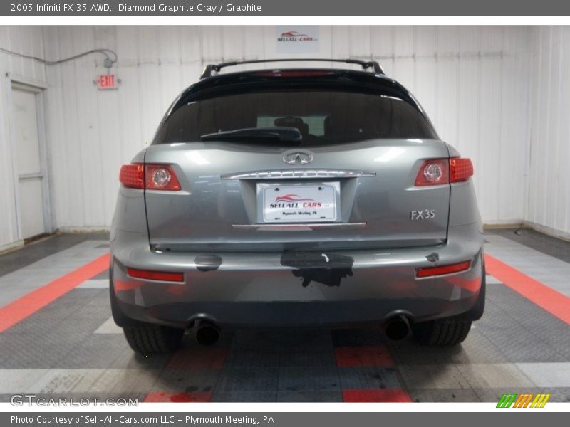 Diamond Graphite Gray / Graphite 2005 Infiniti FX 35 AWD