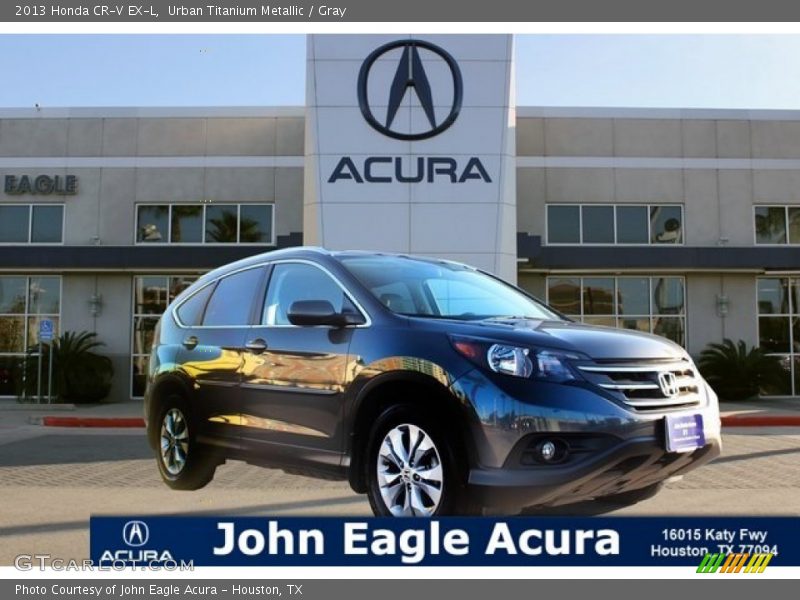 Urban Titanium Metallic / Gray 2013 Honda CR-V EX-L