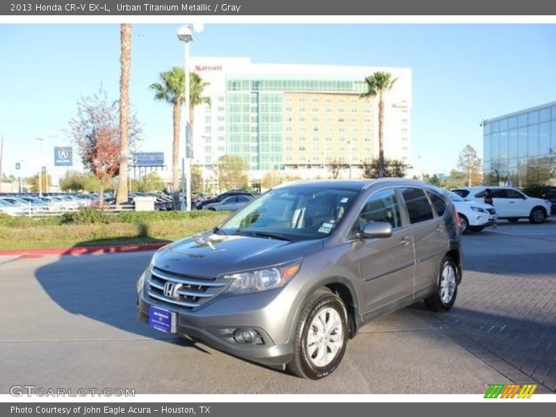 Urban Titanium Metallic / Gray 2013 Honda CR-V EX-L