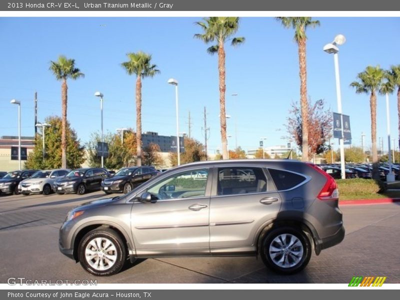 Urban Titanium Metallic / Gray 2013 Honda CR-V EX-L