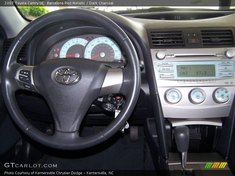 Barcelona Red Metallic / Dark Charcoal 2007 Toyota Camry SE