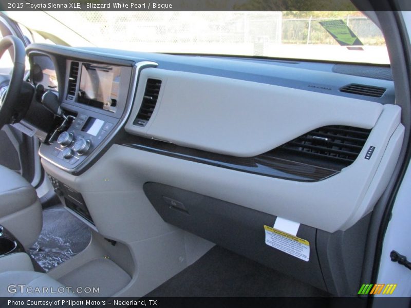 Blizzard White Pearl / Bisque 2015 Toyota Sienna XLE