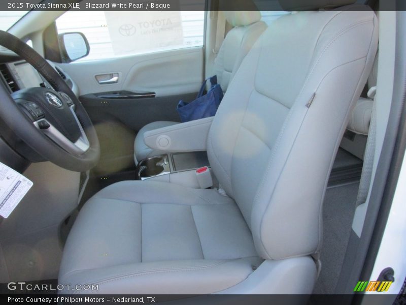 Blizzard White Pearl / Bisque 2015 Toyota Sienna XLE